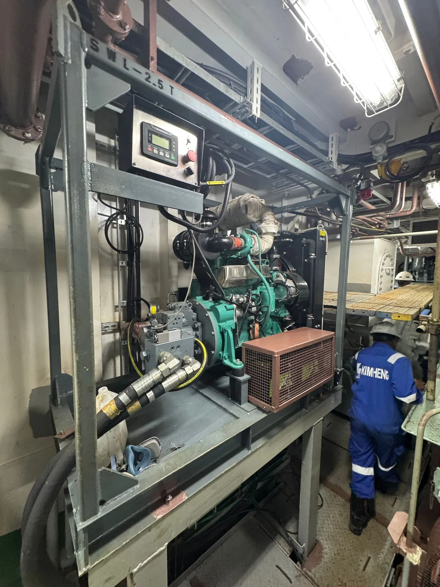 Donnacona: Slew drive overhaul